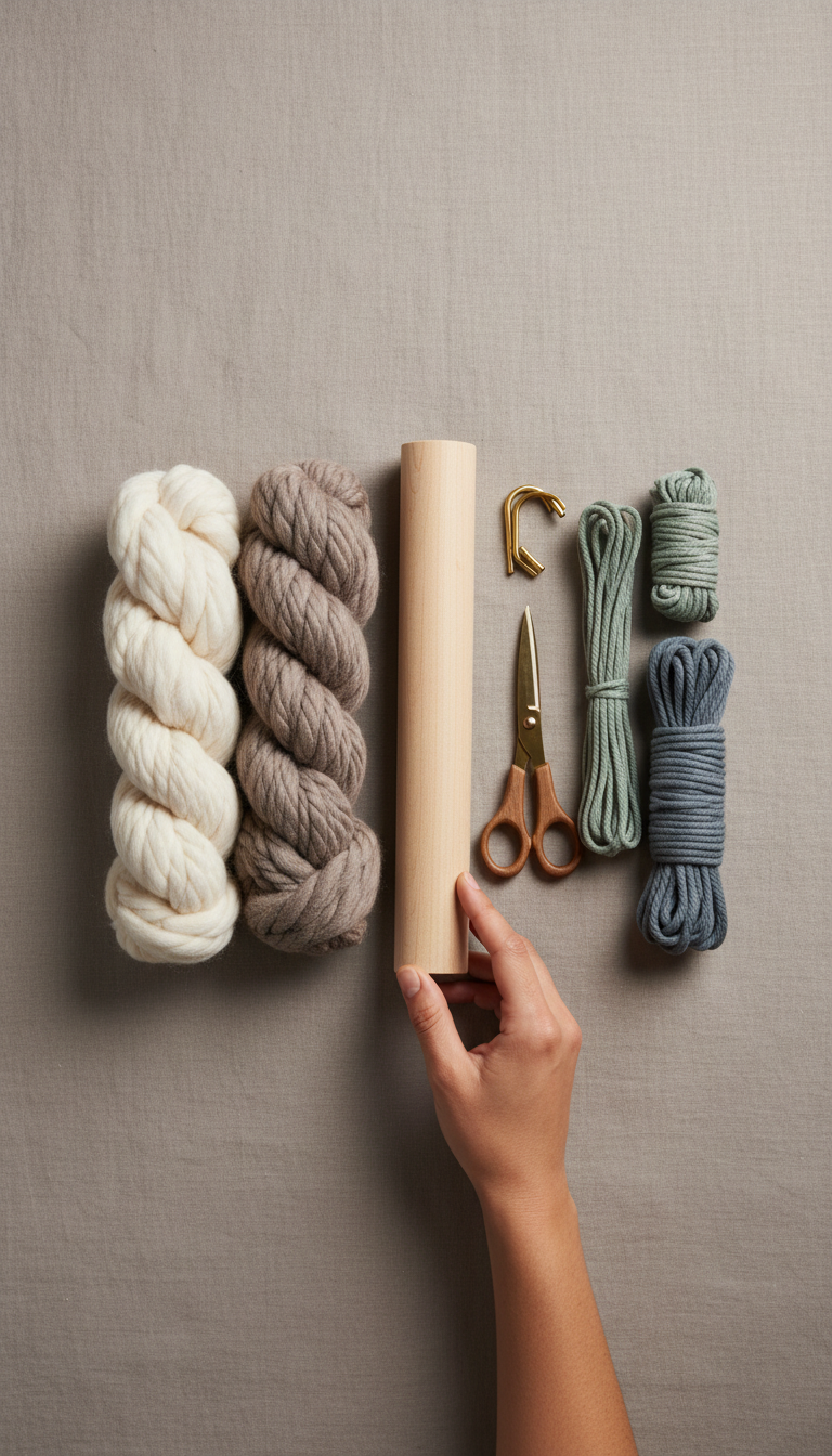 Minimalist Textile Wall Hanging Kit