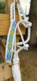 Pastel Aztec Beaded Rope Halter