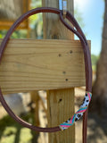 Leopard Beaded Over Under Whip