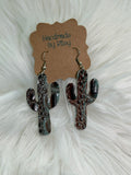 Copper Canyon Faux Leather Earrings