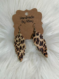 Wild Spirit Faux Leather Earrings