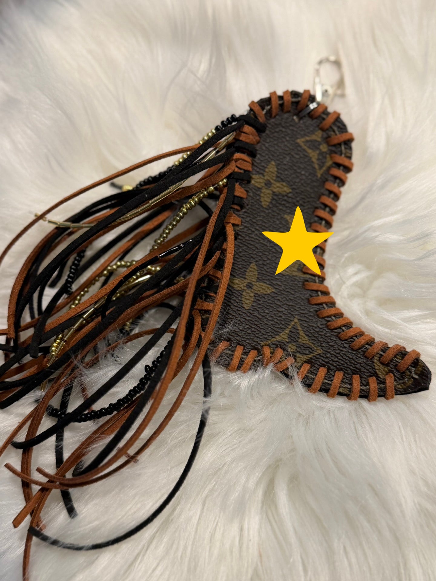 Designer Inspired Boot Saddle/Purse Charm